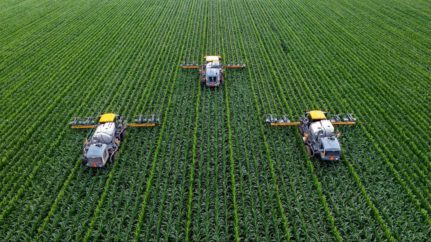 Campos agrícolas otimizados com tecnologia de precisão