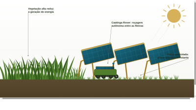 Manejo de Vegetação em Usinas Solares: o Novo Mercado da Robótica Agrícola