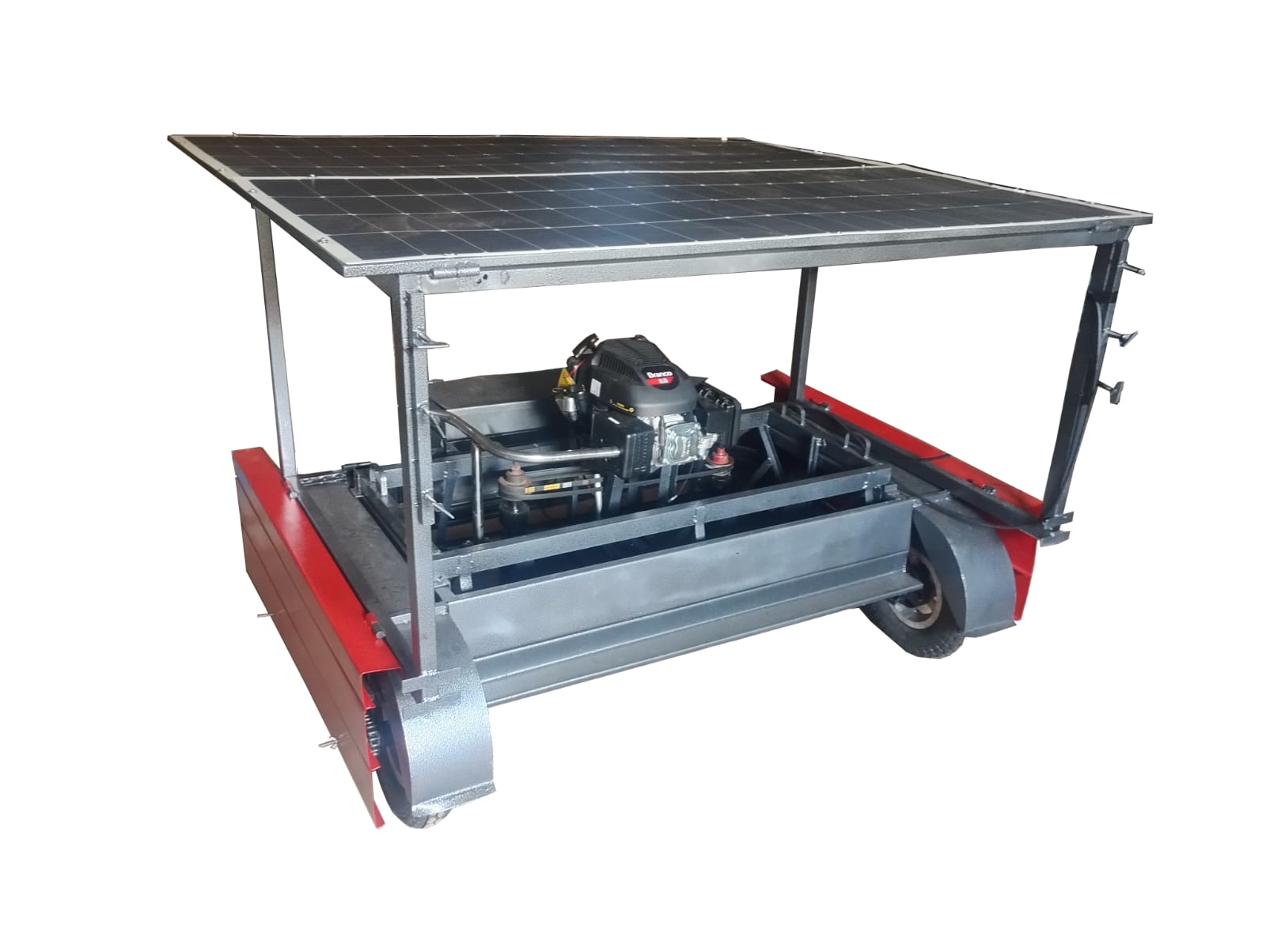 Robô agrícola solar – vista frontal